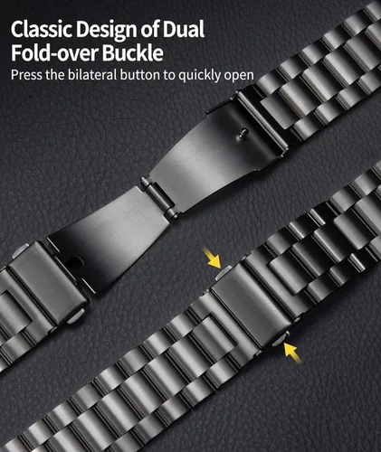 Miniatura 3 de BINLUN Compatible with Apple Watch Band 49mm 46mm 45mm 44mm 42mm 41mm 40mm 38mm Stainless Steel Metal Watch Strap with TPU Watch Case Compatible