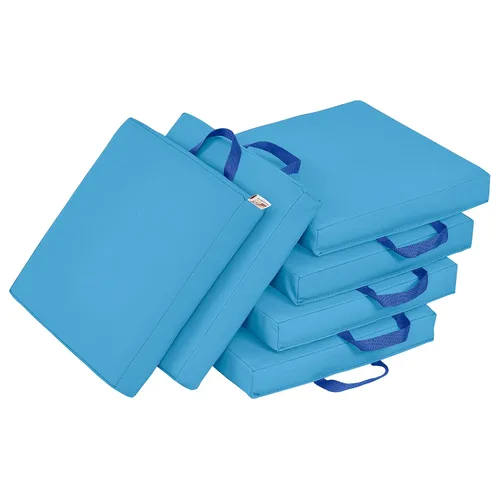Miniatura 21 de ECR4Kids SoftZone - Cojines de suelo, cuadrados, asientos flexibles, surtidos, 6 piezas