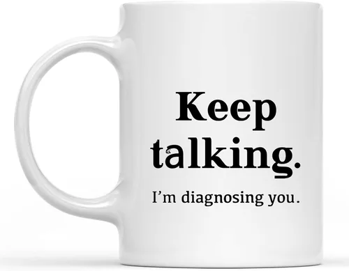 Miniatura 147 de Taza inspiradora y sarcasmo con texto en inglés "A Truly Great Doctor is Hard to Fond", regalos inspiradores y sarcasmo para hombres y mujeres