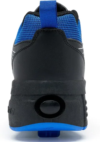 Miniatura 5 de Zapatos deportivos con ruedas para niños y niñas, calzado unisex con tacón con ruedas, tenis deportivos de primera calidad para niños y niñas
