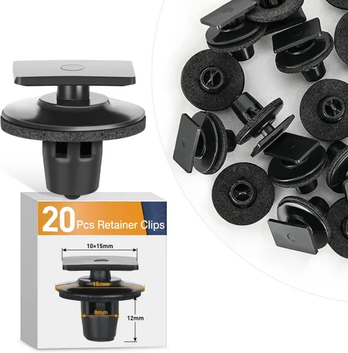 Miniatura 14 de GOOACC 100 Piezas Clip de Revestimiento de Guardabarros Tipo Empuje Retenedor de Nailon Sujetador de Repuesto para Dodge 1996-2015 Jeep Grand 100