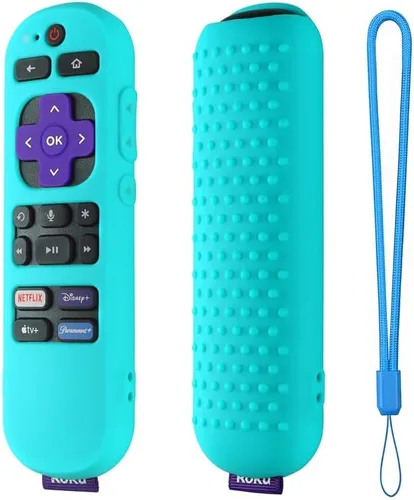 Miniatura 11 de Hi Color Funda de silicona para Roku Streaming Stick 4k, Roku Express 4K+ Remote, Roku Voice Remote (oficial) RCA1R 2023, cubierta remota Roku Negro