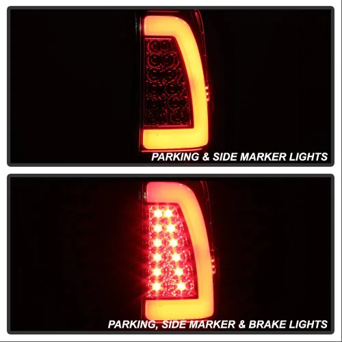 Miniatura 6 de ACANII - Para humo 1997-2003 Ford F150 1999-07 F250 SD barra de luz LED luces traseras lámparas de freno