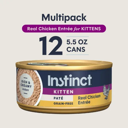 Miniatura 6 de Original Pollo, comida húmeda para gatos enlatada para gatitos, 5.5 onzas (caja de 12)