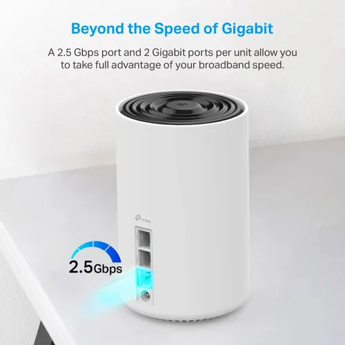 Miniatura 6 de TP-Link Deco XE75 Pro AXE5400 Sistema WiFi 6E en Malla Tribanda - Puerto WAN/LAN de 2.5G, Cubre hasta 5500 Pies Cuadrados, Reemplaza al Router