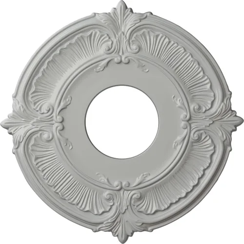 Miniatura 57 de Ekena Millwork CM12ATCGS Medallón de Techo Attica (Se Adapta a Doseles de hasta 3 1/2"), Pátina Verde Cobre Pintada a Mano
