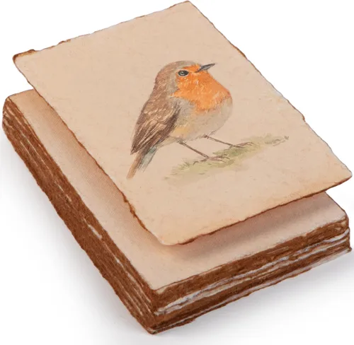 Miniatura 12 de Papel en Blanco de Borde Antiguo Hecho a Mano Wanderings - 5.8x8.3 (A5) - Paquete de 50 A5 para Escritores, Invitaciones, Manualidades - Papel Papel