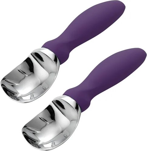 Miniatura 21 de Spring Chef - Cuchara para helado resistente con mango cómodo - Cuchara profesional para helado para gelato, sorbete, masa de galletas, melón, yogur
