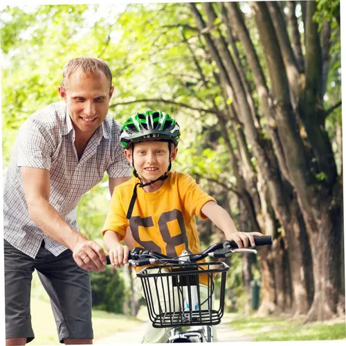 Miniatura 7 de Cesta de hierro para bicicleta, cesta delantera de bicicleta, contenedor de bicicleta, accesorios para bicicleta de montaña, cesta para manillar