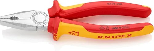 Miniatura 13 de Knipex 03 06 160 SB Alicates Combinados 6,3" con asas aisladas en envases blister
