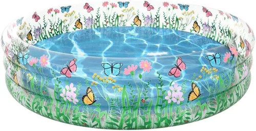 Miniatura 13 de Poolcandy Piscinas inflables para hasta 3 adultos (diseño de estampado de limón piscina inflable)