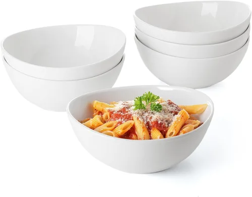 Miniatura 20 de Sweese Cuencos pequeños de porcelana blanca de 10 onzas, juego de 6 cuencos de postre, helado, aperitivos y yogur, cuencos de cerámica para servir