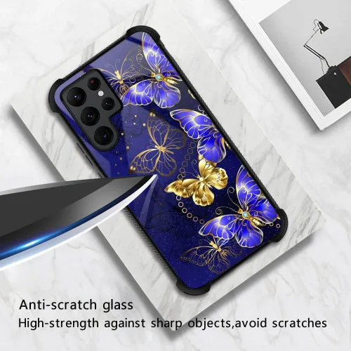 Miniatura 2 de ZHEGAILIAN Funda para Samsung Galaxy S23 Ultra, protección de grado militar, esquinas a prueba de golpes, funda antiarañazos para Samsung Galaxy S23