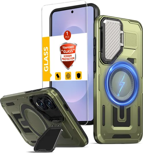 Miniatura 143 de Funda magnética para Google Pixel 9A compatible con cargador inalámbrico MagSafe, para Pixel 9A, funda de teléfono integrada de 360 °, con 2