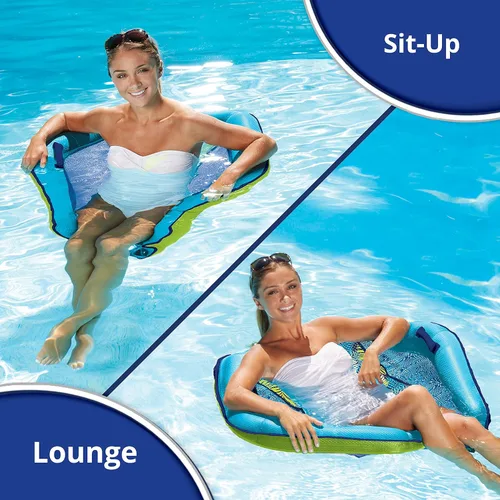 Miniatura 6 de Aqua Original Monterey - Hamaca flotante 4 en 1 para piscina y hamaca de agua, multiusos, inflable para adultos, material patentado de PVC grueso