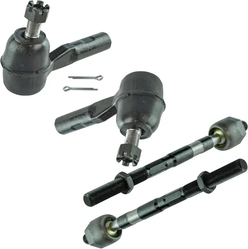 Miniatura 192 de TRQ Juego de barras de acoplamiento delanteras interiores y exteriores de 4 piezas compatible con Jeep Cherokee 1991-2001 y Comanche 91-92