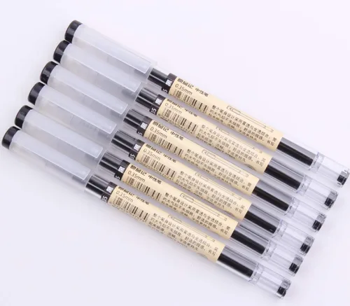Miniatura 2 de Bolígrafo de tinta de gel de 0.014 in, tinta negra, bolígrafo de tinta de gel extrafina, paquete de 12