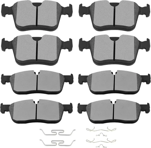 Miniatura 22 de SCITOO Juego de pastillas de freno de cerámica delanteras y traseras D726 D729 para Chevy Blazer 97-05, Chevy S10 98-04, GMC Jimmy 97-05, GMC Sonoma
