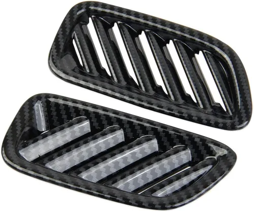 Miniatura 3 de Cubierta de ventilación de aire lateral superior de fibra de carbono, kit de ajuste de salida de CA, interior para Hyundai Palisade 2020-2025