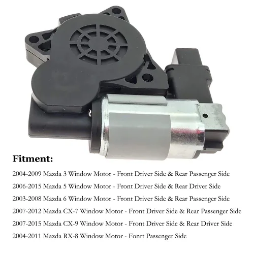 Miniatura 3 de Motor de elevación de elevalunas eléctrico para Mazda 3 5 6 CX-7 CX-9 RX-8 reemplaza OE GJ6A5958XF G22C5958XC D6515958XB