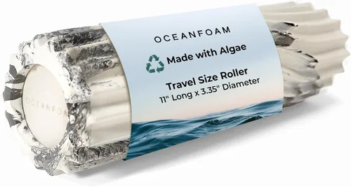 Miniatura 38 de Oceanfoam Ripple - Rodillo de espuma de viaje (11" x 3.35") Mini rodillo de espuma firme para terapia física, masaje de tejido profundo, dolor