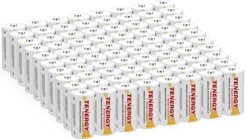 Miniatura 8 de Tenergy D 5000mAh NiCd botón superior batería recargable