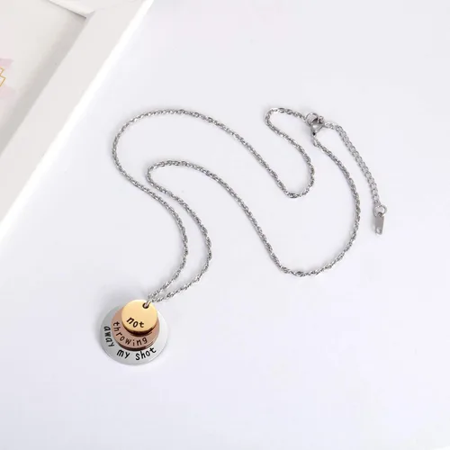 Miniatura 5 de Ukodnus Not Throwing Away My Shot - Collar de tres capas para adolescentes y niñas regalos de Hamilton joyería inspirada en música Broadway collar