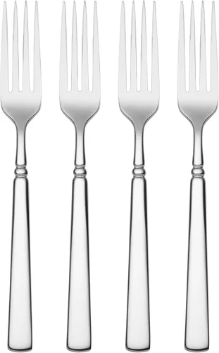 Miniatura 8 de Oneida Easton - Juego de cubiertos finos de 4 piezas para ensalada, acabado espejo, acero inoxidable 18/10, apto para lavavajillas, juego