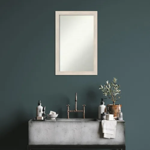 Miniatura 100 de Amanti Art Espejo personalizado, espejo estrecho de baño de oro blanco, espejo de pared o espejo de tocador de baño sobre el fregadero