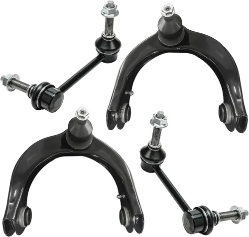 Miniatura 161 de Detroit Axle - Kit de 4 brazos de control delanteros para Ford Mustang 05-10, 2 brazos de control inferiores, 2 puntales 2005 2006 2007 2008 2009