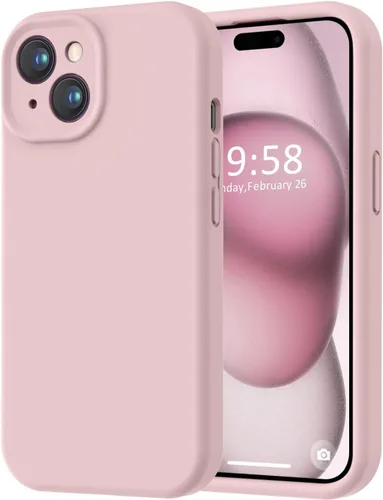 Miniatura 132 de LOVE 3000 Compatible con Funda para iPhone 15, [Cámara de Cobertura Completa de Silicona Suave] [Protección contra Caídas de 8 pies], Forro de Negro