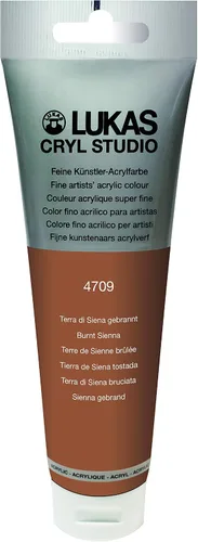 Miniatura 10 de Lukas CRYL Studio Artist - Pintura acrílica para artistas, Alizarín Carmesí, tubo de 125 ml - Pinturas acrílicas de alto pigmento para pintura