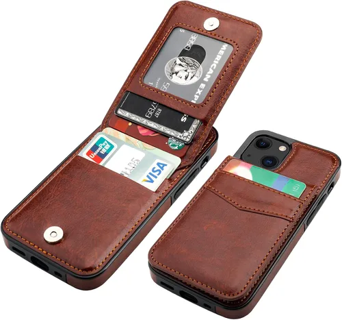 Miniatura 19 de KIHUWEY Funda compatible con iPhone 13 Mini de 5.4 pulgadas (gris)