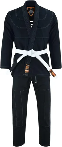 Miniatura 5 de The Grapplers interior sublimado Pro Brazilian Jiu Jitsu BJJ Kimono Gi Uniforme Unisex Cinturón blanco incluido