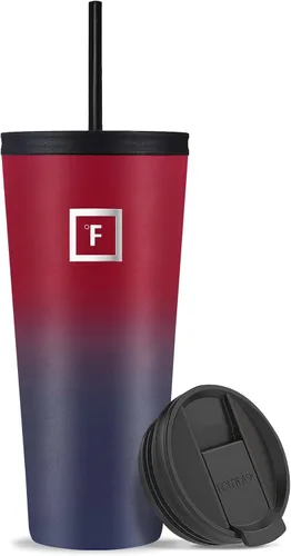 Miniatura 19 de IRON °FLASK Taza clásica - Botella de agua de acero inoxidable aislada al vacío, de doble pared, taza para beber, taza de viaje aislada