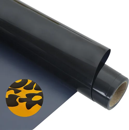 HTVVETUR Rollos de transferencia de calor 3D Puff HTV - Vinilo HTV de 12 pulgadas x 9 pies para camisas, vinilo para planchar para Cameo - Fácil de