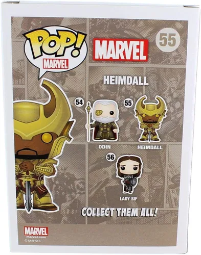 Miniatura 3 de Funko POP Marvel (Bobble): Figura de acción de Heimdall con casco