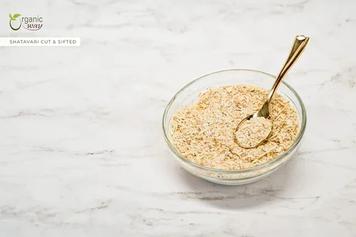 Miniatura 2 de Organic Way Shatavari seco cortado y tamizado (espárragos racemosus) - Certificado orgánico y kosher Crudo, vegano, sin OMG y sin gluten