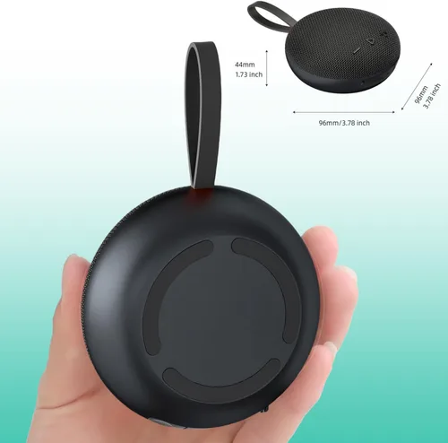 Miniatura 3 de Altavoz Bluetooth magnético de 6 W con sonido HiFi con reproducción de tarjeta TF, micrófono integrado, BT5.3, emparejamiento TWS, IPX6 impermeable