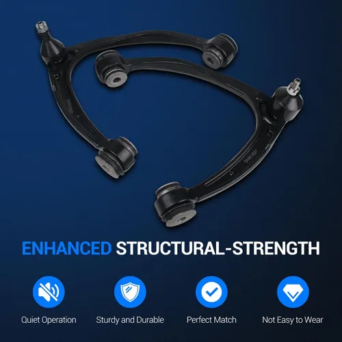 Miniatura 4 de Autoround Kit de suspensión delantera brazo de control superior con rótula compatible con Chevy Tahoe Silverado Suburban 1500 Avalanche 2007-2014
