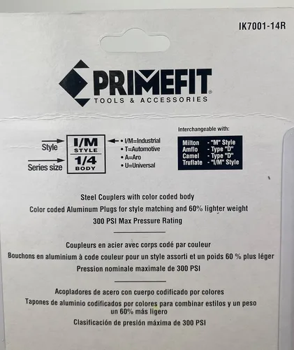 Miniatura 5 de Primefit Kit de accesorios de aire de 14 piezas - estilo industrial rojo (IK7001-14R)