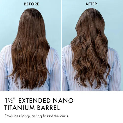 Miniatura 7 de BabylissPRO Nano Titanium Professional Curling Iron with Extended/Long Barrel Perfect for Longer Hair Azul