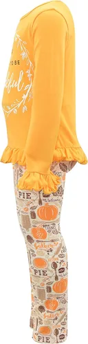 Miniatura 3 de Unique Baby Girls 2 Piece Matching Outfit For Every Holiday Long Sleeve Legging Sets 4