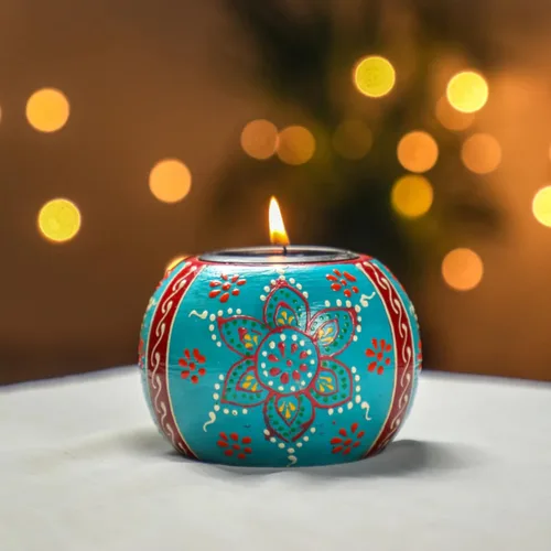 Miniatura 15 de Portavelas decorativo a granel para decoración Diya Diwali, Diosa Ganesh Chaturthi, portavelas decorativo para festivales de la India, Diwali, boda