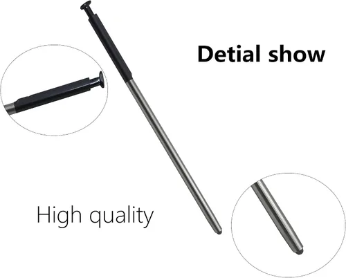 Miniatura 6 de Paquete de 2 lápices capacitivos de repuesto para Motorola Moto G Stylus 2021 XT2115 All Verison S Pen negro, no para G Stylus 5G (2021)