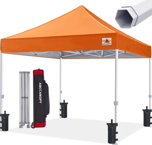 Miniatura 37 de ABCCANOPY Tienda de campaña con toldo emergente comercial 10x10 Serie Premium, Beige