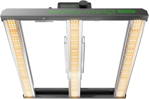 MARS HYDRO FC1500 EVO 150W, luz LED para crecimiento Samsung LM301H EVO de 69 x 69 cm, cobertura de espectro completo, lámpara de cultivo regulable