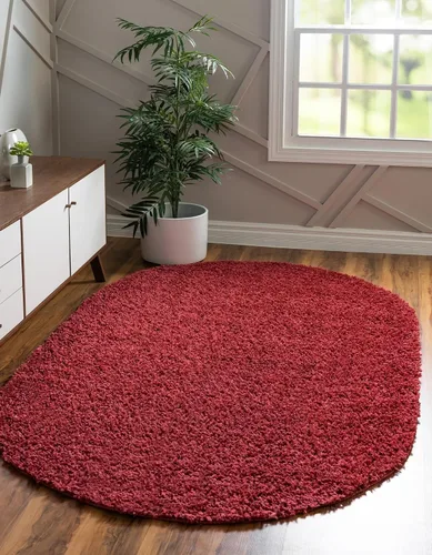 Miniatura 43 de Unique Loom Davos Shag Collection - Alfombra de área, color liso (4 pies 1 pulgada x 6 pies 1 pulgada, rectangular, color pimienta)