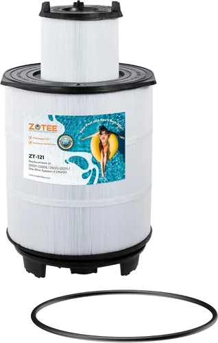 Miniatura 7 de ZOTEE Juego de cartuchos de filtros de piscina interior y exterior que reemplaza a Sta-Rite 25021-0200s y 25022-0201s System 3 S7m120,300sq.ft Negro