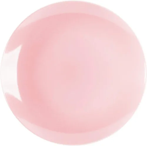 Miniatura 7 de Juego de 6 platos llanos en forma de cupé de gres de 10.5 pulgadas, muy rosa